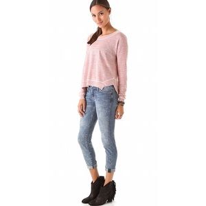 FREE PEOPLE FP BEACH STRAWBERRY ROAD TRIP SWEATER